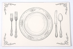 printed placemat custom design